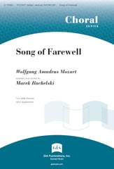 Song of Farewell SAB choral sheet music cover